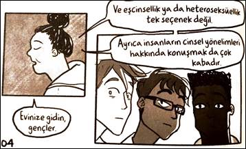 A comic page of two people
Description automatically generated