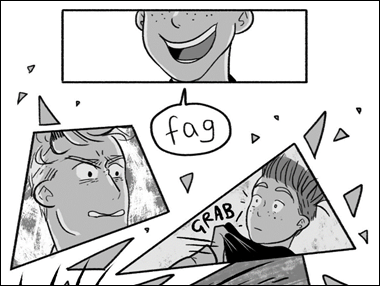 A comic page of a person
Description automatically generated